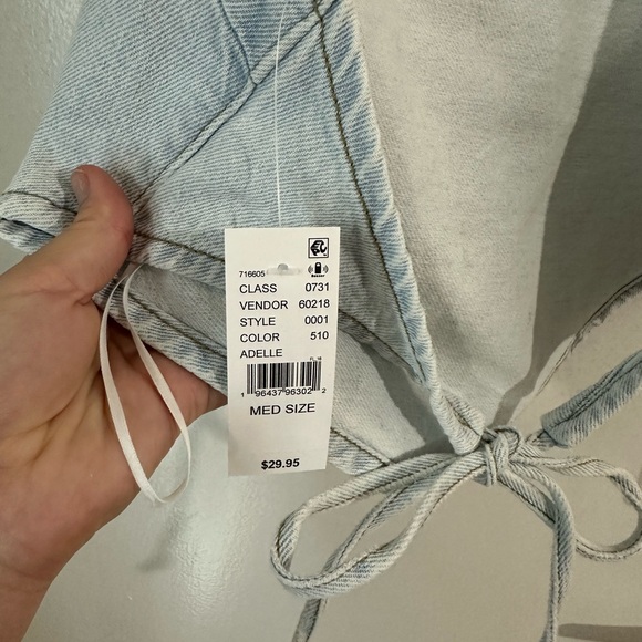 Pacsun Size Medium, Jean Bandana style top - Picture 4 of 6